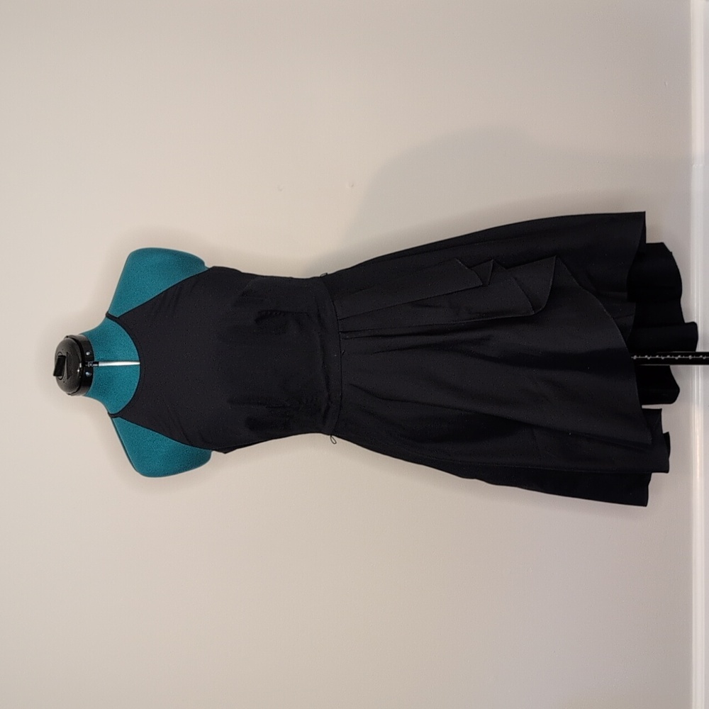 Eliza J Navy Halter Dress